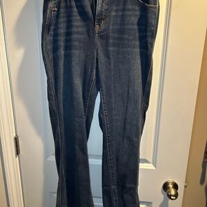 Lane Bryant Dark Blue Boot Cut Jeans